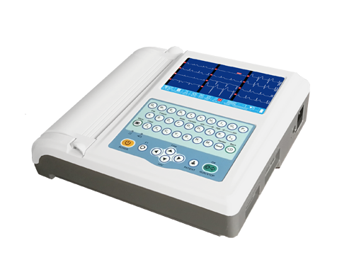 12 channel  12 leads ECG EKG Monitor machine